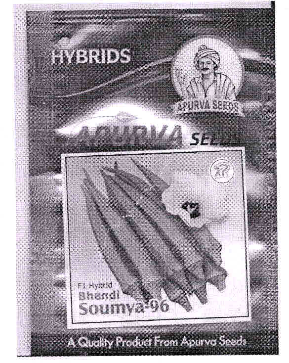 Soumya - 96 Apurve Seeds Device mark 3065055 Trademark