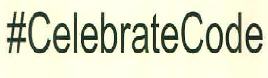 #celebratecode Device mark 3070725 Trademark