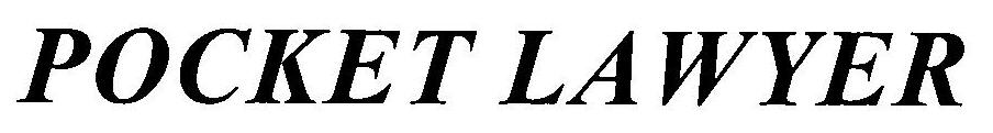 Pocket Lawyer Device mark 3099046 Trademark