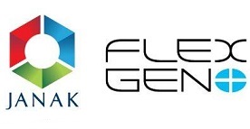 Janak Flex Gen Logo & Device Device mark 3088511 Trademark