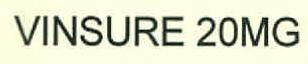 Vinsure 20mg Device mark 3090235 Trademark