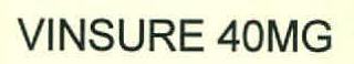 Vinsure 40mg Device mark 3090236 Trademark