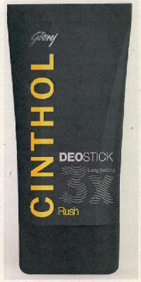 Godrej Cinthol Deostick Rush Device mark 3112988 Trademark