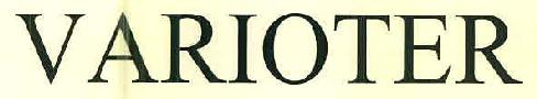 Varioter Device mark 3111291 Trademark