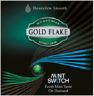 Gold Flake Mint Switch Device mark 3102309 Trademark
