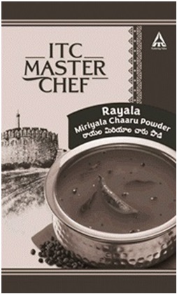 Itc Master Chef Rayala Miriyala Chaaru Powder Device mark 3114344 Trademark