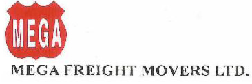 Mega Freight Movers Ltd With Device Of Mega Device mark 3112768 Trademark
