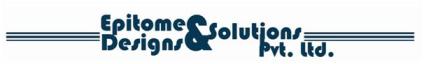 Epitome Designs & Solutions Pvt. Ltd. (label) Device mark 3138009 Trademark