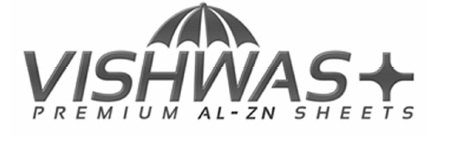 Vishwas+ With Tagline Premium Al-zn Sheets And Logo Device mark 3140486 Trademark