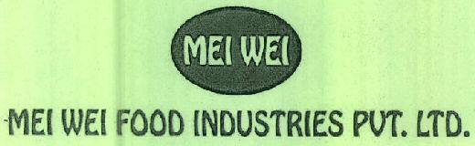 Mei Wei Food Industries Pvt. Ltd. Device mark 3095325 Trademark