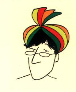 Device Of Man With Turban And Spectacles Device mark 3144299 Trademark