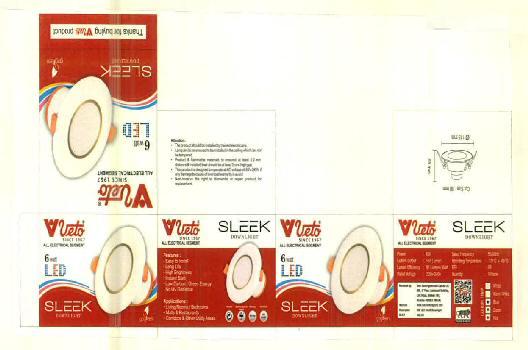 V Veto Sleek Downlight Device mark 3167254 Trademark