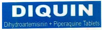 Diquin Dihydroartemisinin + Piperaquine Tablets Device mark 3172545 Trademark