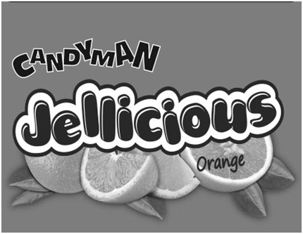 Candyman Jellicious Orange Device mark 3134132 Trademark