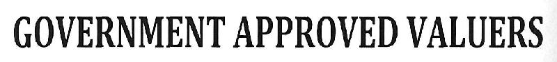 Government Approved Valuers Device mark 3162641 Trademark