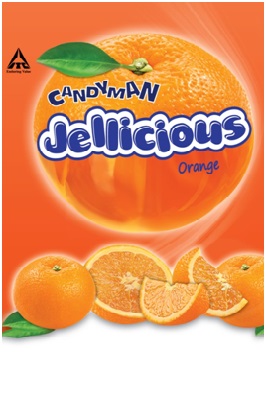 Candyman Jellicious Orange Device mark 3134135 Trademark