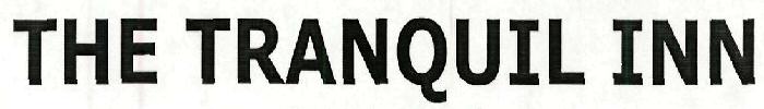 The Tranquil Inn Device mark 3195242 Trademark