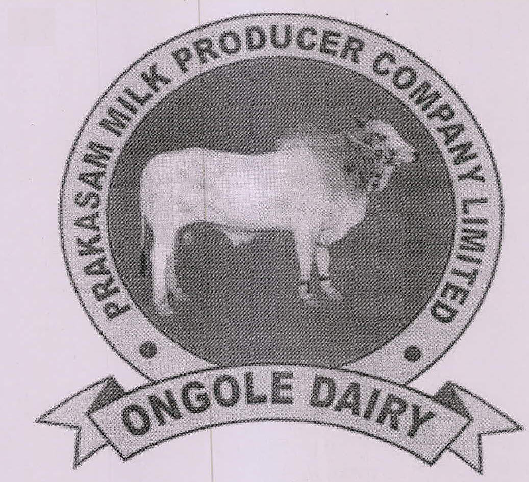 Prakasam Milk Producer Company Limited Ongole Dairy (with Device) Device mark 3180432 Trademark