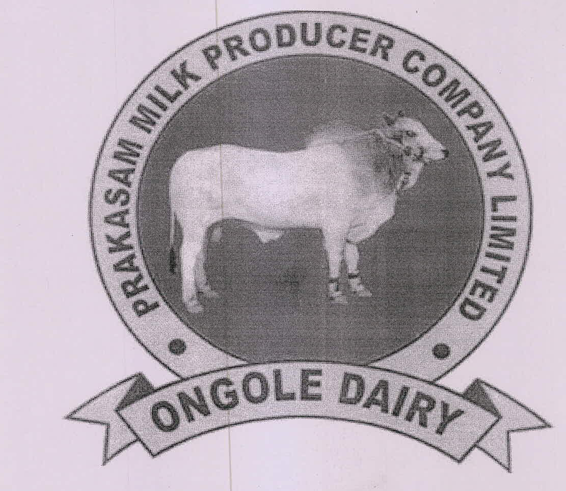 Prakasam Milk Producer Company Limited Ongole Dairy (with Device) Device mark 3180433 Trademark