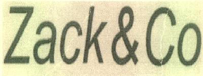 Zack & Co Device mark 3198771 Trademark