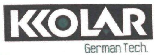 Kkolar German Tech Device mark 3148872 Trademark