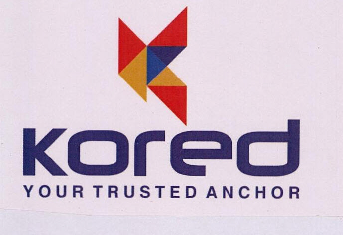 Kored Your Trusted Anchor Device mark 3234010 Trademark