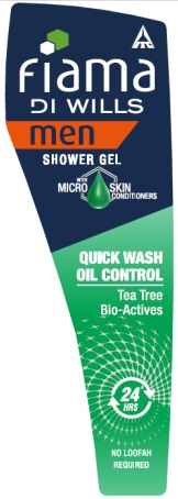 Fiama Di Wills Men Shower Gel Quick Wash Oil Control Device mark 3214602 Trademark