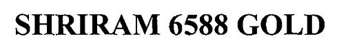 Shriram 6558 Gold Device mark 3228848 Trademark