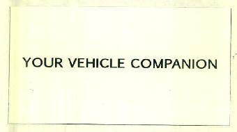 Your Vehicle Companion Device mark 3211876 Trademark