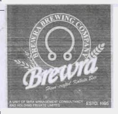 Brewra (device) Device mark 3193851 Trademark