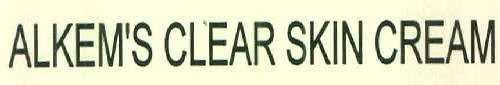 Alkems Clear Skin Cream Device mark 3219665 Trademark