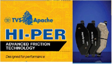 Tvs Apache Hi-per Advanced Friction Technology With Device Device mark 3238155 Trademark