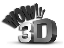 Wow 3d (with Device) Device mark 3227649 Trademark