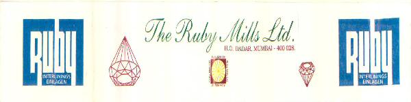 Ruby The Ruby Mills Ltd. Device mark 3242034 Trademark