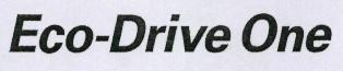 Eco-drive One(label) Device mark 3261288 Trademark
