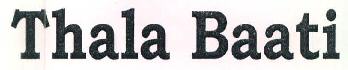 Thala Baati Device mark 3235284 Trademark