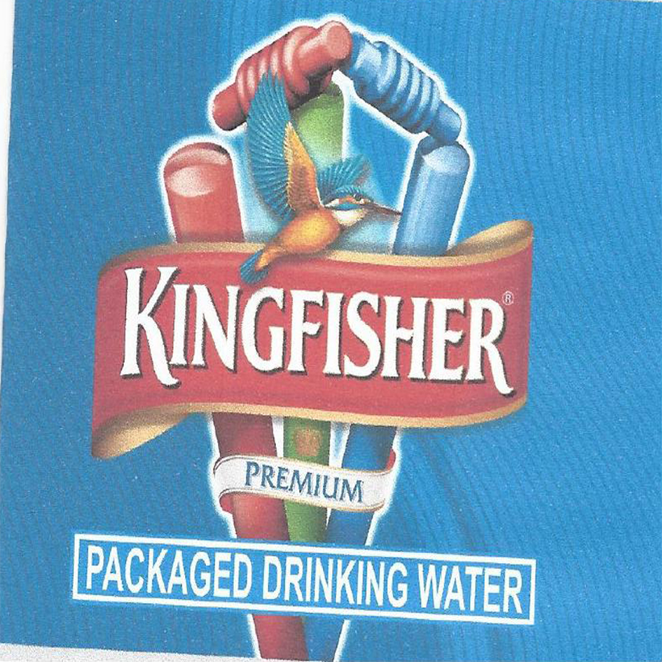 Kingfisher Premium Packaged Drinking Water & Device Device mark 3208383 Trademark