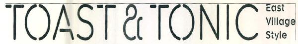 Toast & Tonic East Village Style Device mark 3200384 Trademark