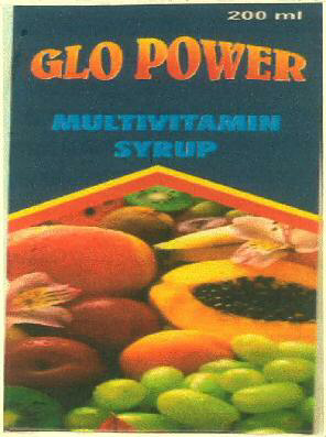 Glo Power Multivitamin Syrup Device mark 3275457 Trademark