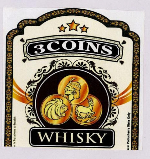 3 Coins Whisky Device mark 3275624 Trademark