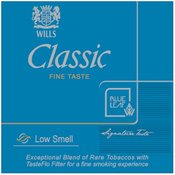 Wills Classic Fine Taste Blue Leaf Low Smell Device mark 3284655 Trademark