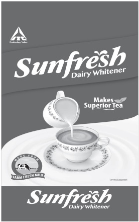 Itc Sunfresh Dairy Whitener Device mark 3281822 Trademark