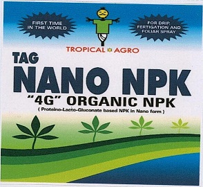 Tag Nano Npk "4g" Organic Npk Device mark 3289700 Trademark