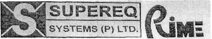 Supereq Systems (p) Ltd Rime Device mark 3291204 Trademark