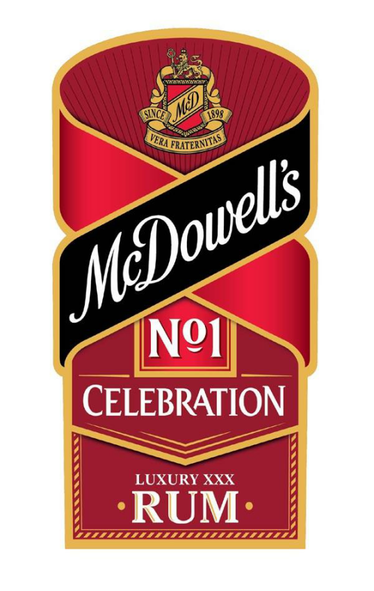 Mcdowell’s No.1 Celebration Luxury Xxx Rum Device mark 3282155 Trademark