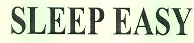 Sleep Easy Device mark 3323605 Trademark