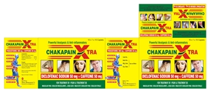 Chakapain Xtra Device mark 3243806 Trademark