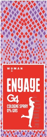 Woman Engage G4 Cologne Spray Device mark 3289081 Trademark