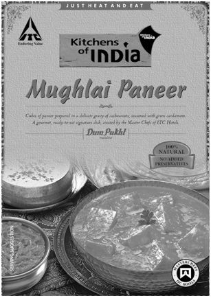 Itc Kitchens Of India Mughlai Paneer Device mark 3323537 Trademark
