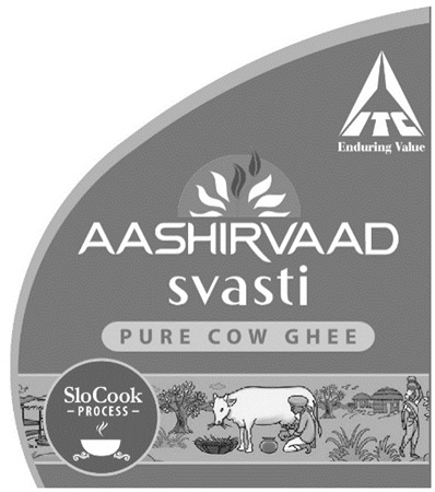 Aashirvaad Svasti Pure Cow Ghee Device mark 3296494 Trademark